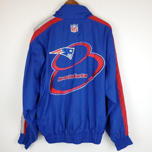 Vintage New England Patriots NFL Pro Line Windbreaker by Logo Athletic - Picture 7 of 10